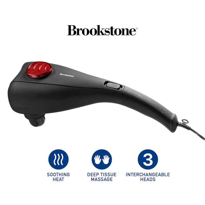 Brookstone Dual Head Percussion Massager